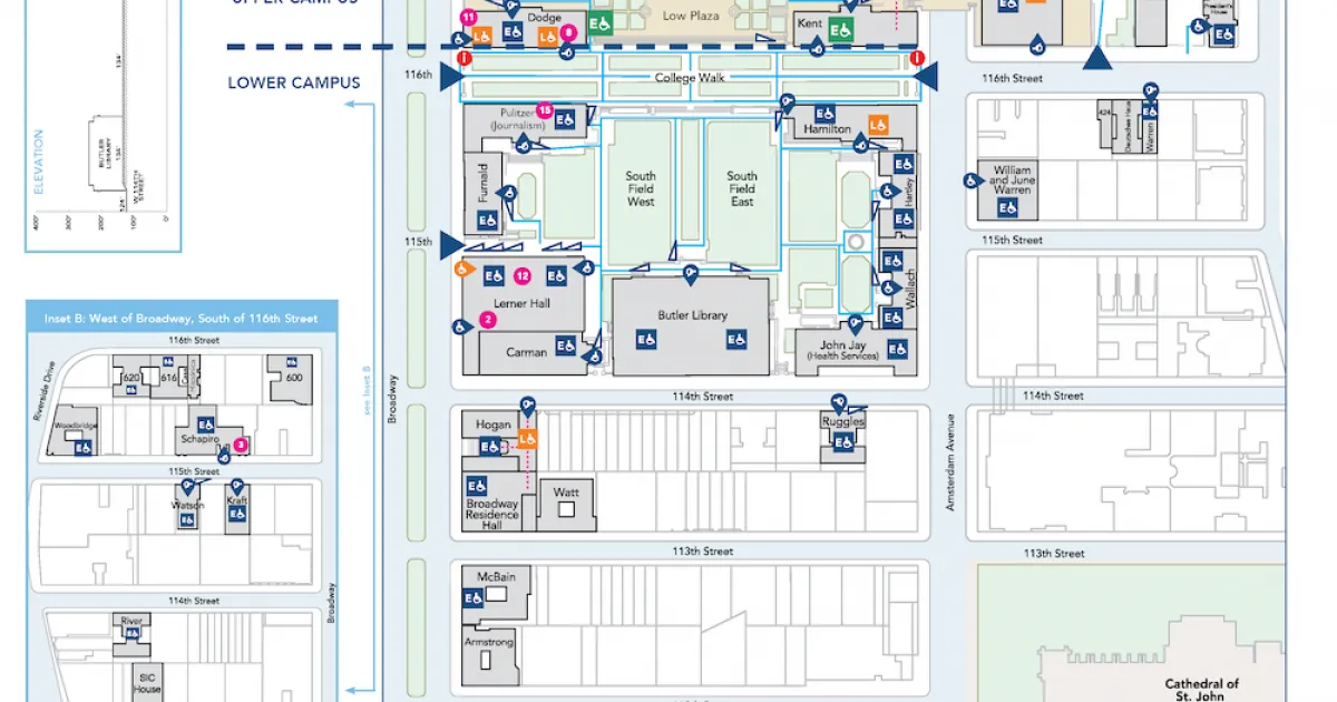 Disability Access Map | Columbia Health
